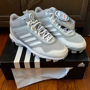 adidas Excelsior Pro TPU Men’s Cleats (Gray & White)